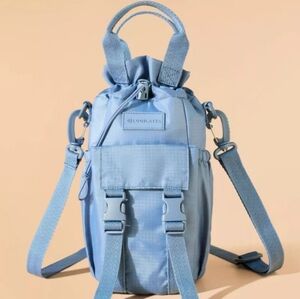 NWT Blogilates Water Bottle Sling Steel Blue Color